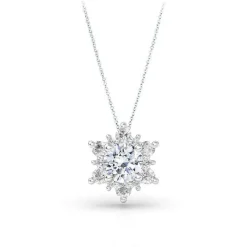 Snowflake Diamond Necklace