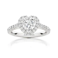 Solest Heart Engagement Ring