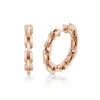 Solid Gold Chain Link Huggies