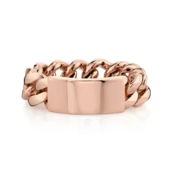 Solid Gold Custom Chain Link Ring