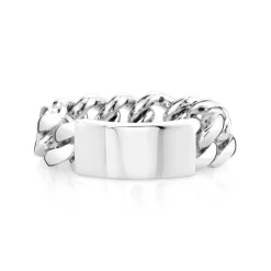 Solid Gold Custom Chain Link Ring