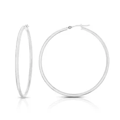 Solid Gold Hoop Earrings