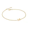 Solid Gold Initial Bracelet