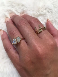 Solid Gold Name Ring