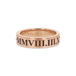 Solid Gold Roman Numeral Ring