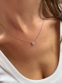 Solitaire Diamond Pendant