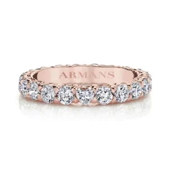 Sophia Heart Diamond Eternity Band
