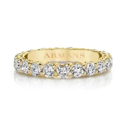 Sophia Heart Diamond Eternity Band