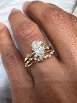 Spaced Diamond Infinity Ring