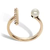 Split Pearl Ring
