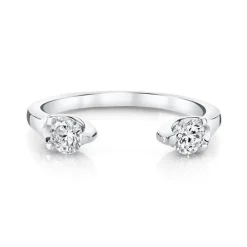 Split Round Diamond Ring