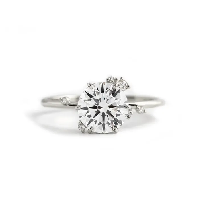 Starry Night Diamond Engagement Ring