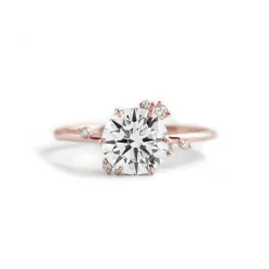 Starry Night Diamond Engagement Ring