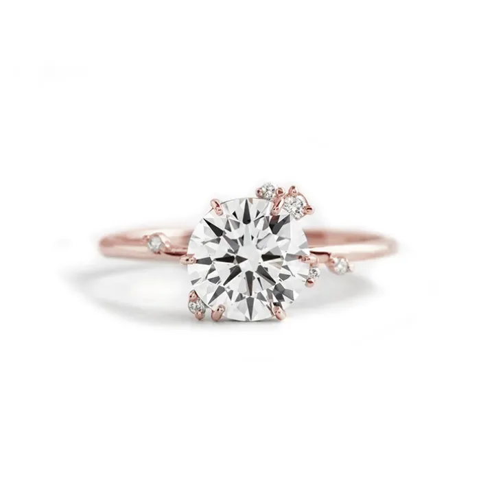 Starry Night Diamond Engagement Ring