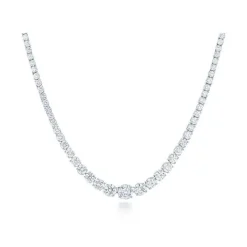 Tapered Tennis Necklace