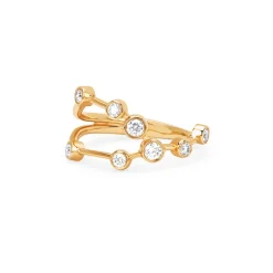 Taurus Diamond Constellation Ring
