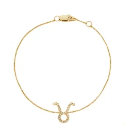 Taurus Diamond Zodiac Bracelet