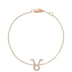 Taurus Diamond Zodiac Bracelet