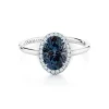 Teal Sapphire Kristina Engagement Ring