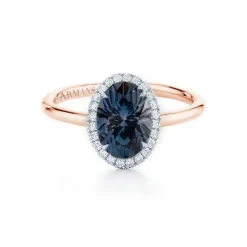 Teal Sapphire Kristina Engagement Ring