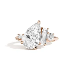 The Pear Quartet Ring
