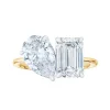The Tango Two Stone Engagement Ring