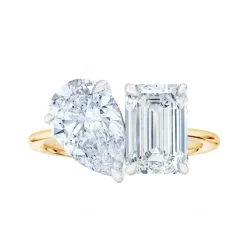 The Tango Two Stone Engagement Ring