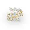 Tiered Pear Diamond Wrap Ring