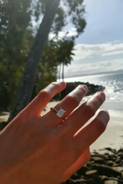 Tiffany Emerald Engagement Ring
