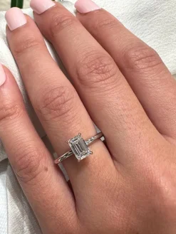 Tiffany Emerald Engagement Ring