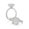 Valeria Cushion Lab Grown Engagement Ring