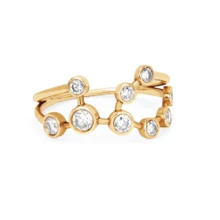 Virgo Diamond Constellation Ring