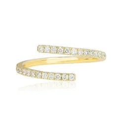 Wave Diamond Ring