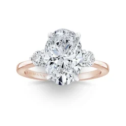 Whitney Three Stone Lab Grown Engagement Ring
