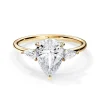Willa Pear Trilogy Lab Grown Engagement Ring