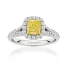 Yellow Glow Engagement Ring